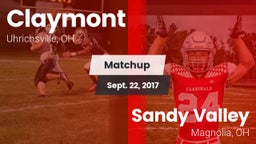 Matchup: Claymont vs. Sandy Valley  2017