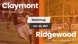 Matchup: Claymont vs. Ridgewood  2017