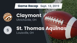 Recap: Claymont  vs. St. Thomas Aquinas  2019