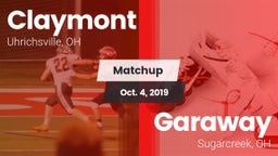 Matchup: Claymont vs. Garaway  2019