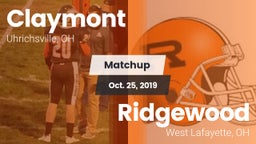 Matchup: Claymont vs. Ridgewood  2019