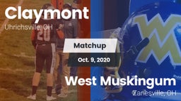 Matchup: Claymont vs. West Muskingum  2020