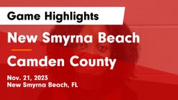 New Smyrna Beach  vs Camden County  Game Highlights - Nov. 21, 2023
