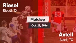 Matchup: Riesel vs. Axtell  2016