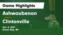 Ashwaubenon  vs Clintonville  Game Highlights - Oct. 8, 2021