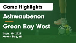 Ashwaubenon  vs Green Bay West Game Highlights - Sept. 10, 2022