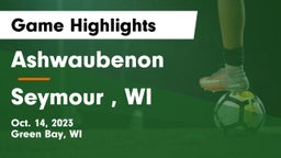Ashwaubenon  vs Seymour , WI Game Highlights - Oct. 14, 2023