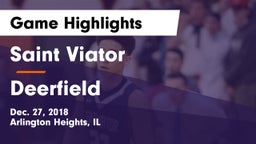 Saint Viator  vs Deerfield  Game Highlights - Dec. 27, 2018