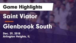 Saint Viator  vs Glenbrook South  Game Highlights - Dec. 29, 2018