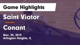 Saint Viator  vs Conant  Game Highlights - Nov. 25, 2019