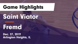 Saint Viator  vs Fremd  Game Highlights - Dec. 27, 2019