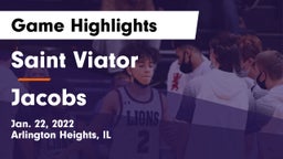 Saint Viator  vs Jacobs  Game Highlights - Jan. 22, 2022