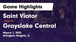 Saint Viator  vs Grayslake Central  Game Highlights - March 1, 2023
