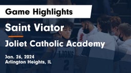 Saint Viator  vs Joliet Catholic Academy  Game Highlights - Jan. 26, 2024