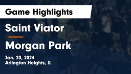 Saint Viator  vs Morgan Park  Game Highlights - Jan. 20, 2024