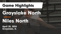 Grayslake North  vs Niles North  Game Highlights - April 20, 2024