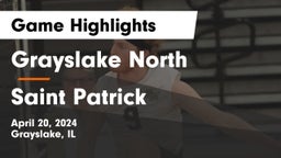 Grayslake North  vs Saint Patrick  Game Highlights - April 20, 2024