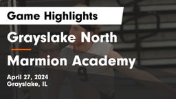 Grayslake North  vs Marmion Academy  Game Highlights - April 27, 2024