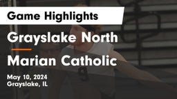 Grayslake North  vs Marian Catholic  Game Highlights - May 10, 2024
