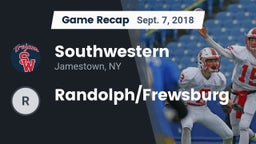 Recap: Southwestern  vs. Randolph/Frewsburg 2018