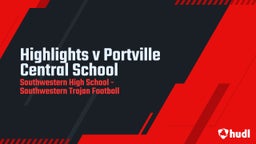 Southwestern football highlights Highlights v Portville Central School