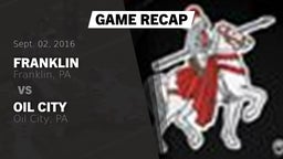 Recap: Franklin  vs. Oil City  2016