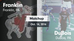 Matchup: Franklin vs. DuBois  2016