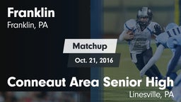 Matchup: Franklin vs. Conneaut Area Senior High 2016
