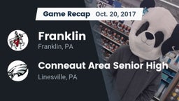Recap: Franklin  vs. Conneaut Area Senior High 2017