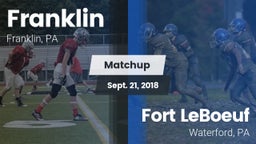 Matchup: Franklin vs. Fort LeBoeuf  2018