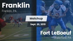 Matchup: Franklin vs. Fort LeBoeuf  2019