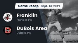 Recap: Franklin  vs. DuBois Area  2019