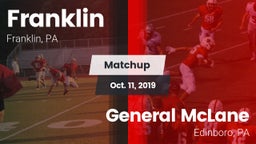 Matchup: Franklin vs. General McLane  2019