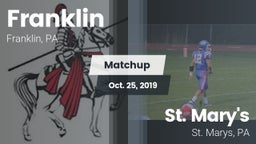 Matchup: Franklin vs. St. Mary's  2019