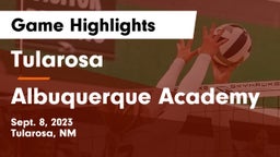 Tularosa  vs Albuquerque Academy  Game Highlights - Sept. 8, 2023
