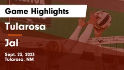Tularosa  vs Jal  Game Highlights - Sept. 23, 2023
