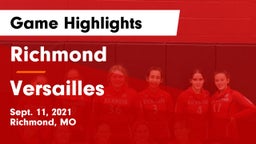 Richmond  vs Versailles  Game Highlights - Sept. 11, 2021