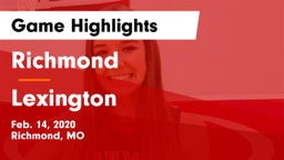Richmond  vs Lexington  Game Highlights - Feb. 14, 2020