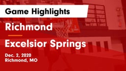 Richmond  vs Excelsior Springs  Game Highlights - Dec. 2, 2020