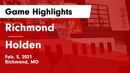Richmond  vs Holden  Game Highlights - Feb. 5, 2021