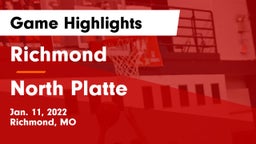 Richmond  vs North Platte  Game Highlights - Jan. 11, 2022
