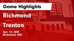 Richmond  vs Trenton  Game Highlights - Jan. 14, 2022