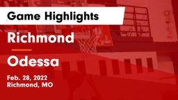 Richmond  vs Odessa  Game Highlights - Feb. 28, 2022