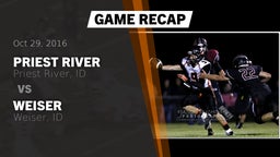 Recap: Priest River  vs. Weiser  2016