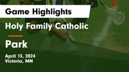 Holy Family Catholic  vs Park  Game Highlights - April 13, 2024