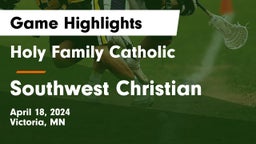 Holy Family Catholic  vs Southwest Christian  Game Highlights - April 18, 2024