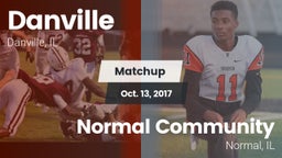 Matchup: Danville vs. Normal Community  2017