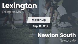 Matchup: Lexington vs. Newton South  2015