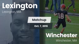 Matchup: Lexington vs. Winchester  2015