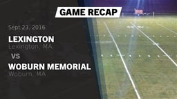 Recap: Lexington  vs. Woburn Memorial  2016